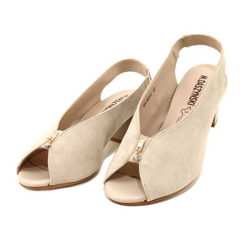 Sandale na post Daszyński SA169-6 bež 3