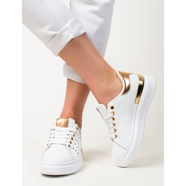 Shelovet bijele tenisice s debelim potplatom bijela 2