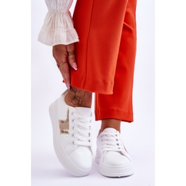 Diahna Ženske tenisice bijele i zlatne boje bijela 1