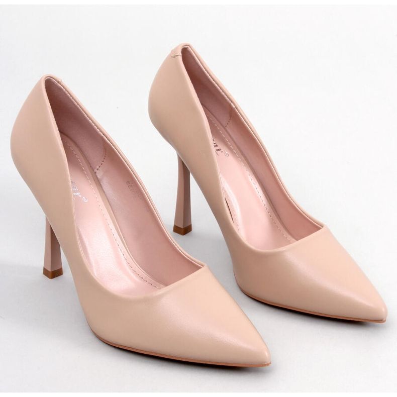 PA1 Klasične ženske štikle Morita Beige bež 1