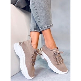 Vesco Khaki čarape bež 1