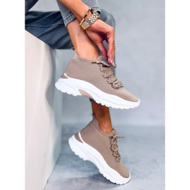 Vesco Khaki čarape bež 2