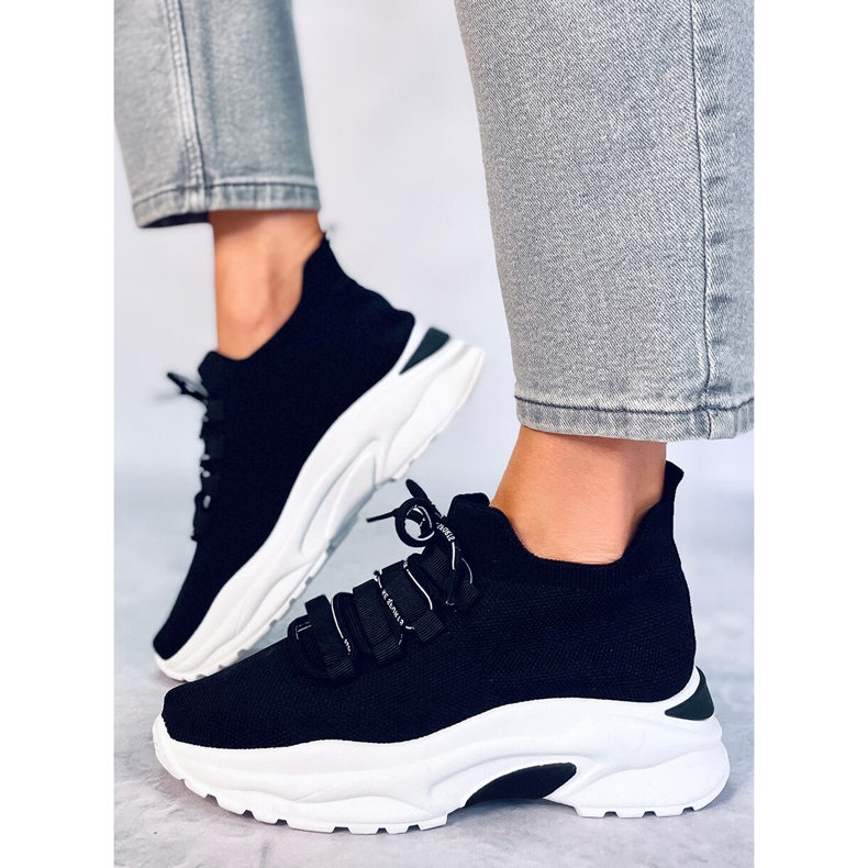 PA1 Vesco Crne čarape crna 2