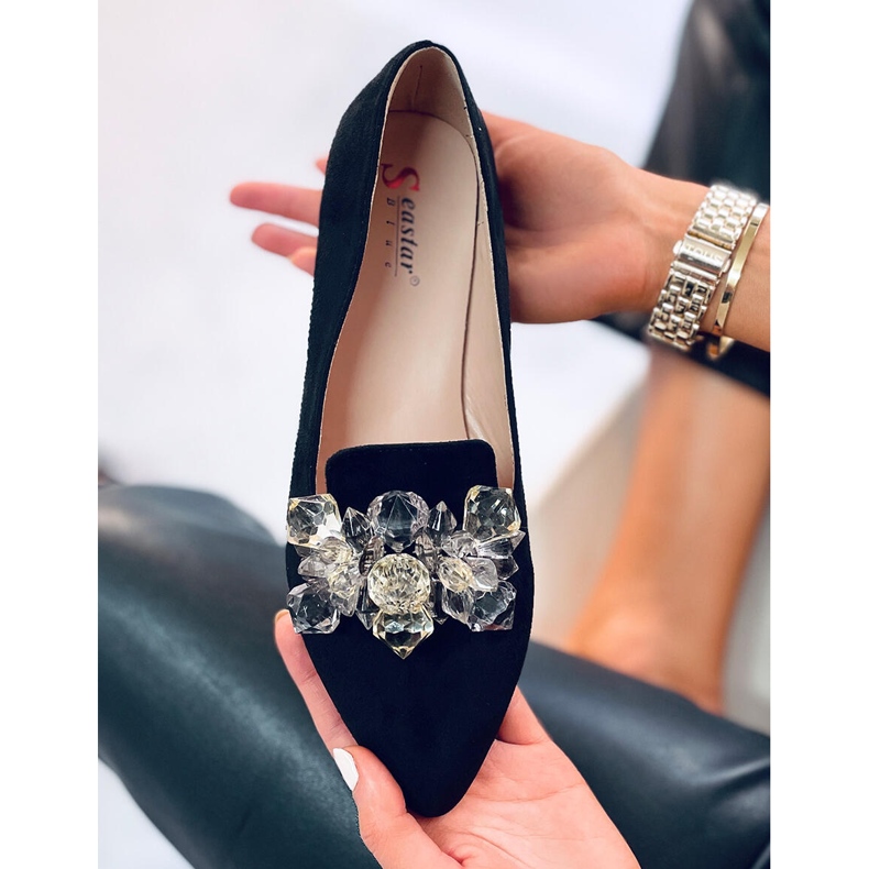 PA1 Lords mokasinke s Falconi crnim kamenjem crna 2