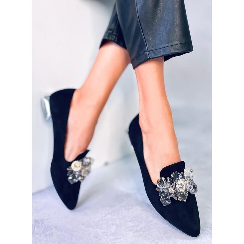 PA1 Lords mokasinke s Falconi crnim kamenjem crno 1