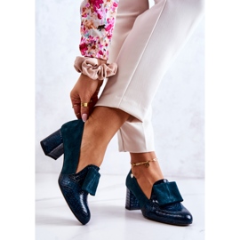 PA2 Diana zelene antilop cipele od zmijske kože zelena 2