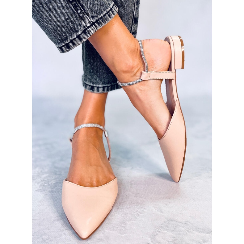 PA1 Durie Nude balerinke s otvorenom petom bež 1