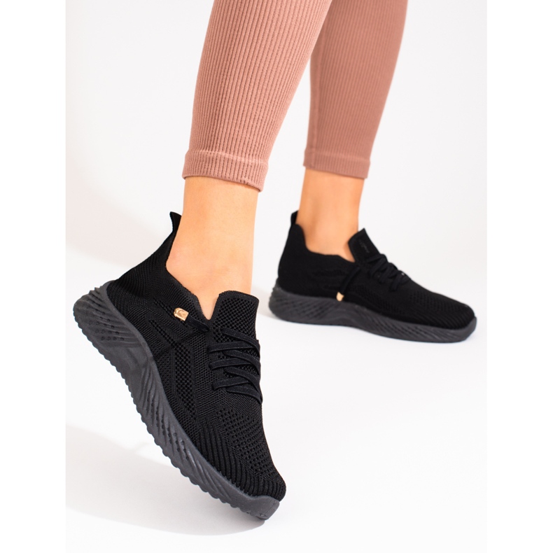 Ženske tekstilne sportske cipele Shelovet crne crna 1