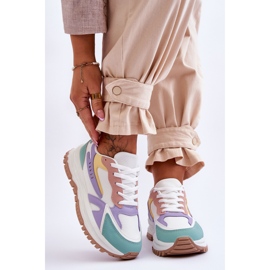 FI1 Modne ženske sportske cipele s platformom, višebojne Georgette višebojan 1