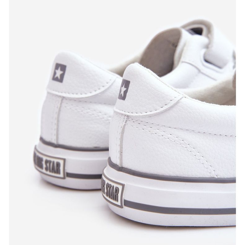 Klasične tenisice na čičak Big Star LL274A205 Bijele bijela 2