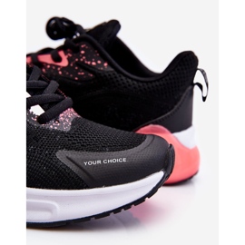 Modni sustav memorijske pjene Big Star Sportske cipele LL274318 crne crno 1