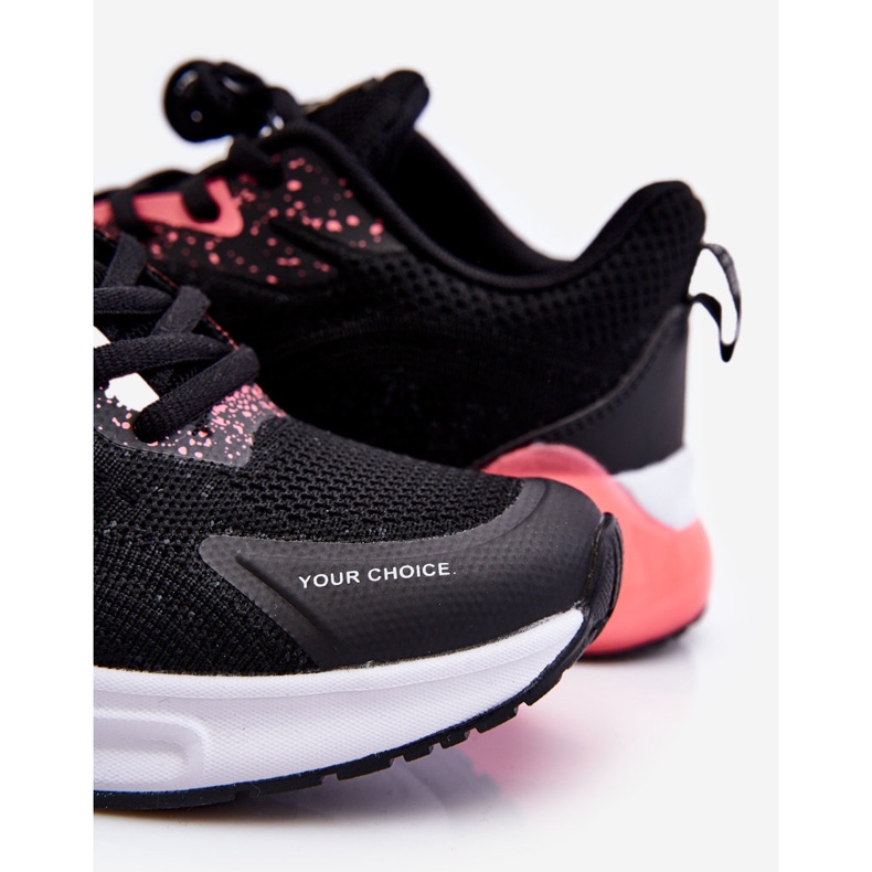 Modni sustav memorijske pjene Big Star Sportske cipele LL274318 crne crna 1