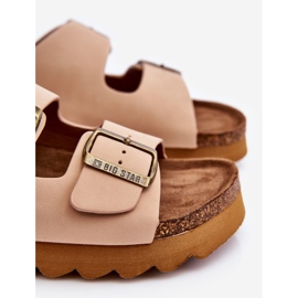 Klasične ženske papuče Big Star LL274478 Bež 1