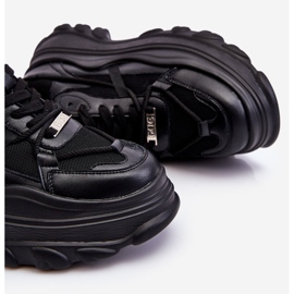 Sportske cipele na masivnu platformu GOE LL2N4030 crne crna 1