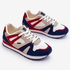 Udobne ženske tenisice Memory Foam Big Star LL274950 Crvene crvena 1