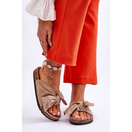 PS1 Wendy tamno bež plutene papuče 1