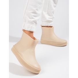 Ženske Shelovet kremaste wellingtonice bež 1