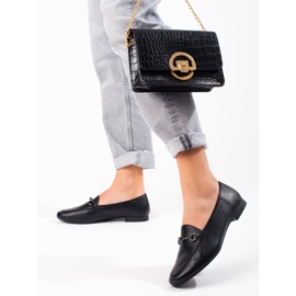 VINCEZA ženske crne natikače crna 1