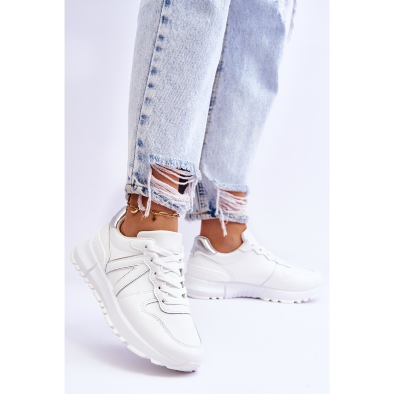 Ženske niske sportske cipele Bijeli Elliot bijela 2