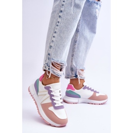 FB2 Ženske niske sportske cipele Multicolor Elliot bijela 2