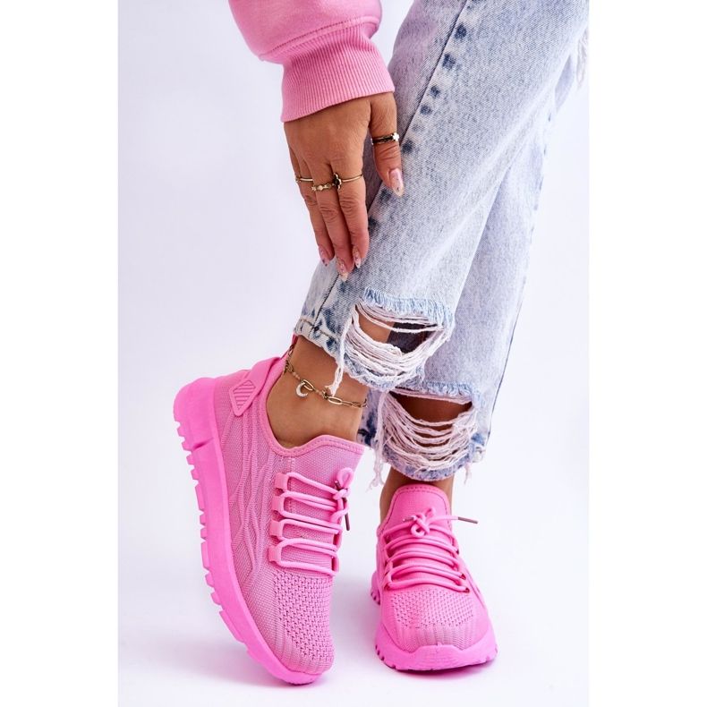 FB2 Ženske sportske tenisice s natikačama Pink Rosett ružičasta 1