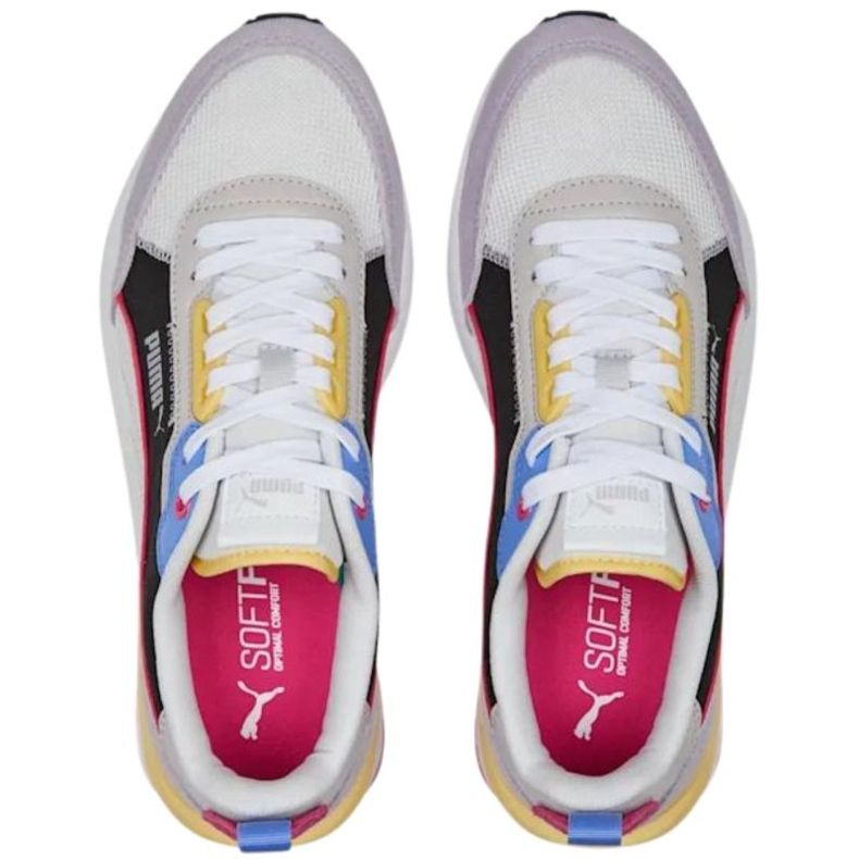 Cipele Puma R22 bež-crno-ljubičaste 383462 24 višebojan 1