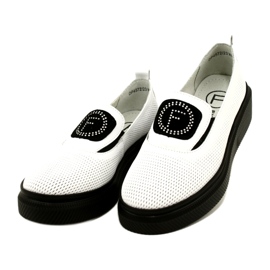 Filippo Bijele elegantne kožne ženske cipele DP4572/23 WH bijela 3