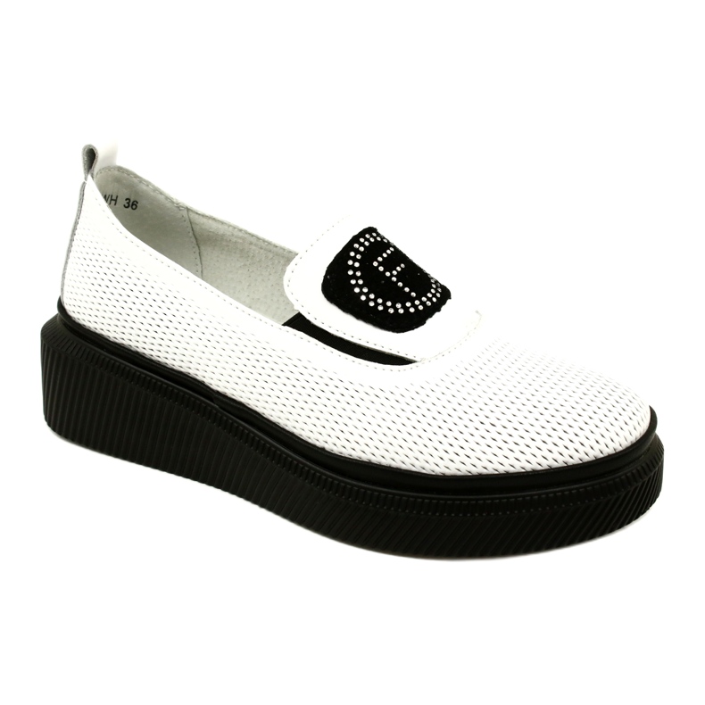 Filippo Bijele elegantne kožne ženske cipele DP4572/23 WH bijela 1