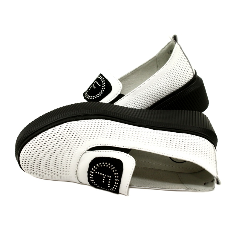 Filippo Bijele elegantne kožne ženske cipele DP4572/23 WH bijela 5