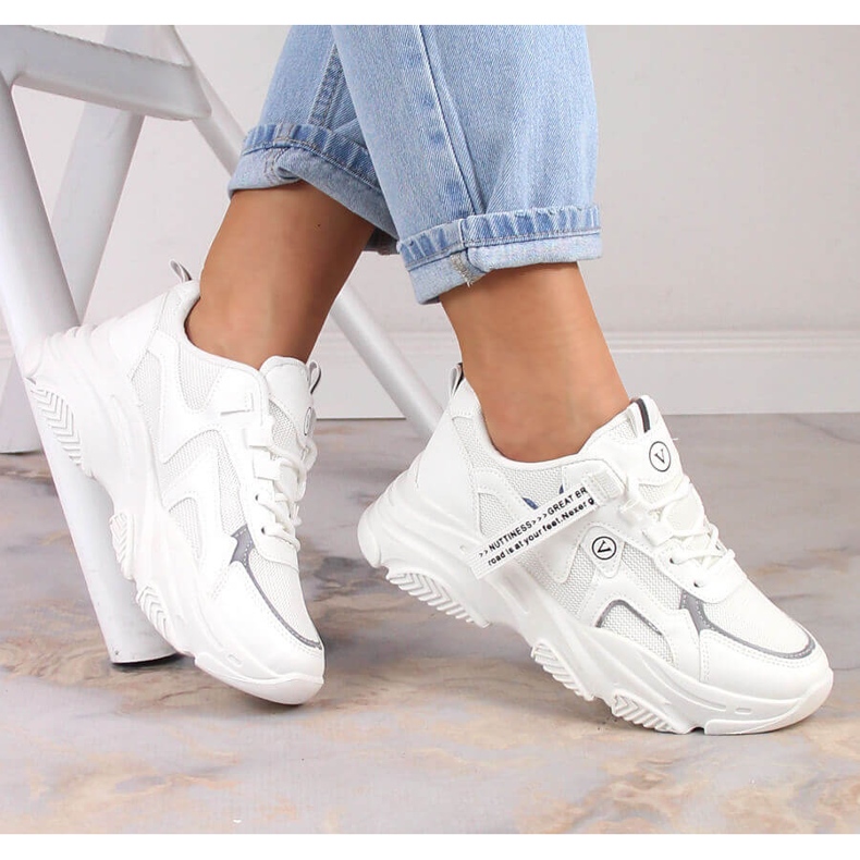 Ženske sportske cipele patike bijele Vinceza 13584 bijela 1