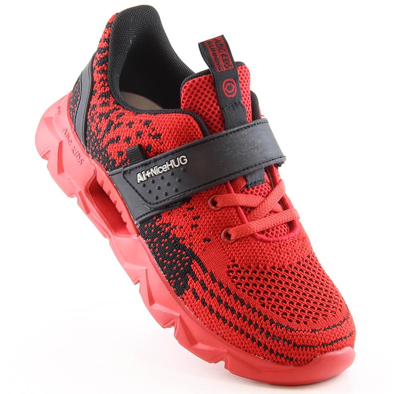 Atletico Dječje crvene sportske cipele na čičak B91230217 crna 1