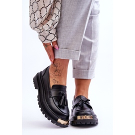 Lonisa Klasične natikače s resicama crne Lonisa crno 1