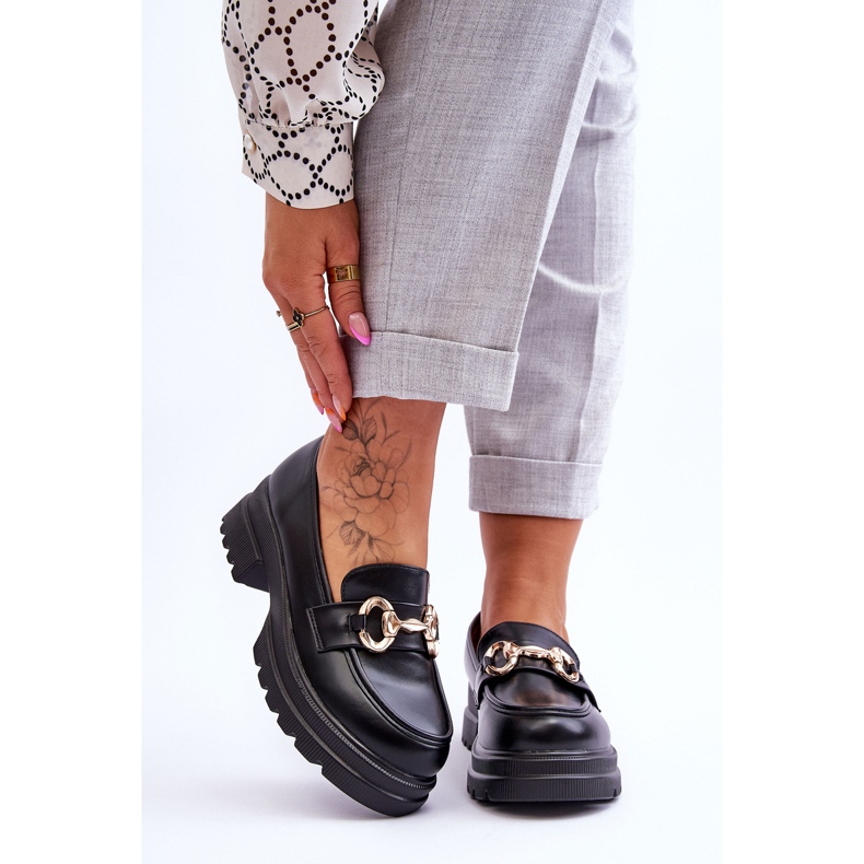 FJ1 Ženske kožne natikače crne Albie crno 1