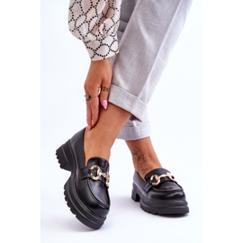 FJ1 Ženske kožne natikače crne Albie crna 2