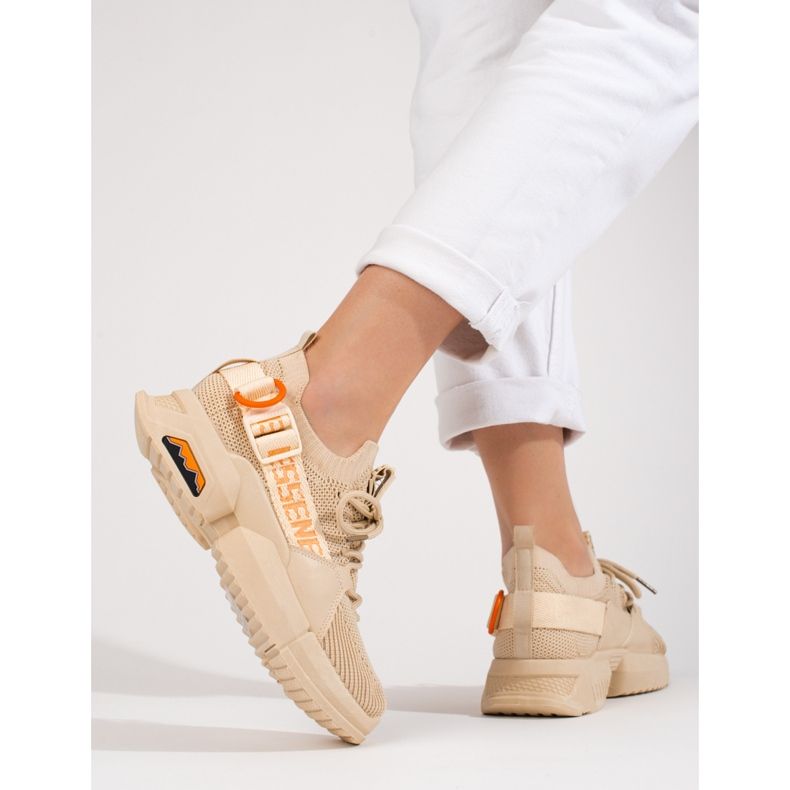 Ženske bež ažur tenisice iz Shelovet 2