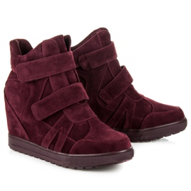 J. Star Velcro tenisice od antilopa crvena 1