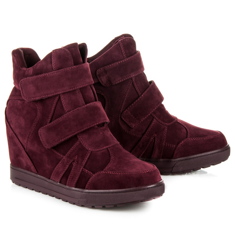 J. Star Velcro tenisice od antilopa crvena 1