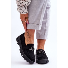 Vinceza Ženske natikače od brušene kože crne Sanvi crna 1