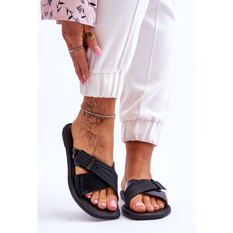 Mirisne veganske papuče ZAXY JJ285217 crne crna 1