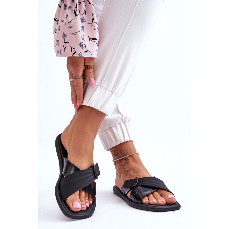 Mirisne veganske papuče ZAXY JJ285217 crne crna 2