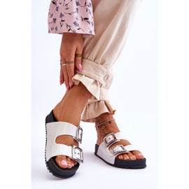 Ženske glatke papuče ZAXY HH285159 Bijele bijela 2