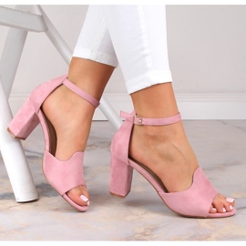 Ženske ružičaste antilop sandale Potocki YQ21035 ružičasta 1