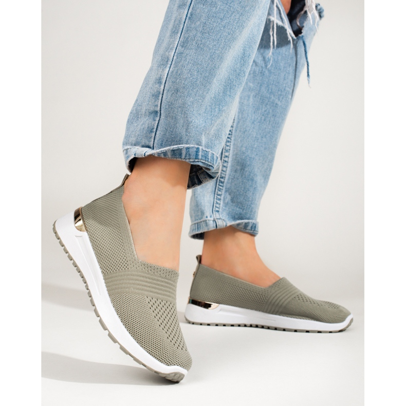 Ženske ažur tenisice Shelovet zelene boje zelena 1