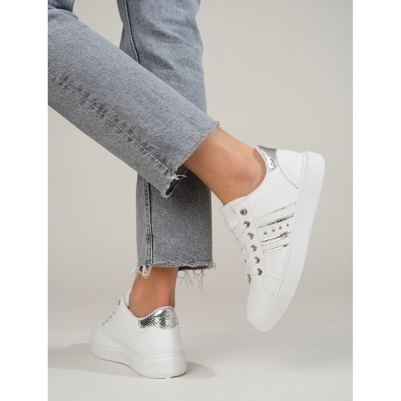 Klasične ženske sportske cipele Shelovet bijele boje bijela 2