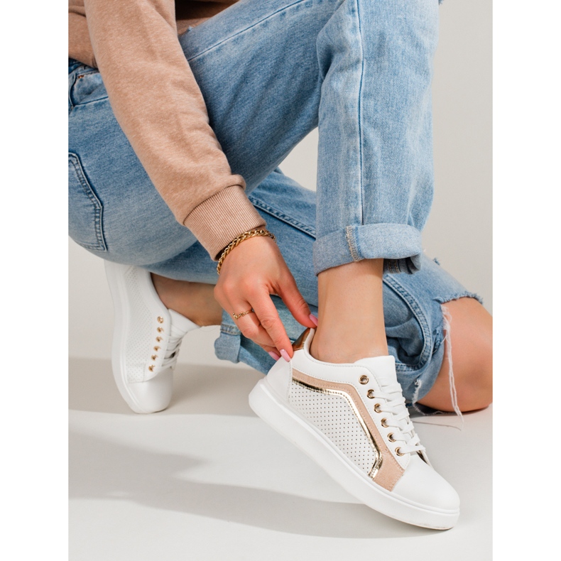 Klasične ženske sportske cipele Shelovet bijele boje bijela 2