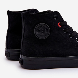 Ženske klasične visoke tenisice Big Star T274033 crne crno 1