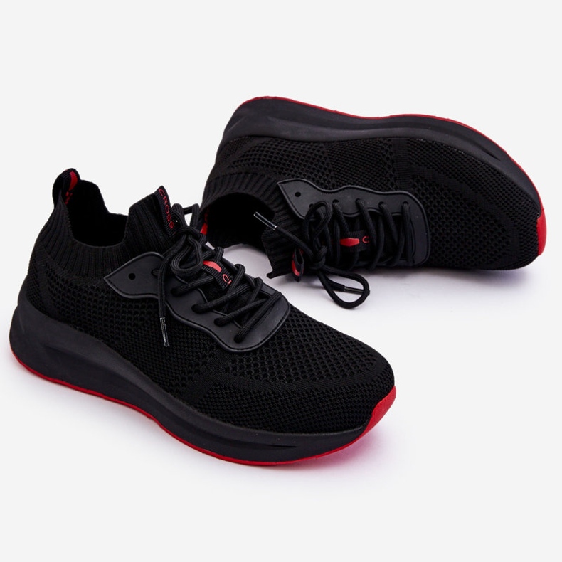 Ženske Cross Jeans Slip-on tenisice LL2R4032C crne crna 1