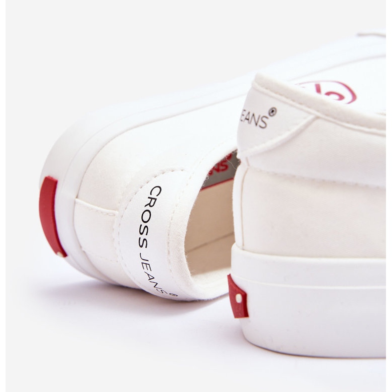 Ženske cross jeans platnene tenisice LL2R4043 bijele bijela 2