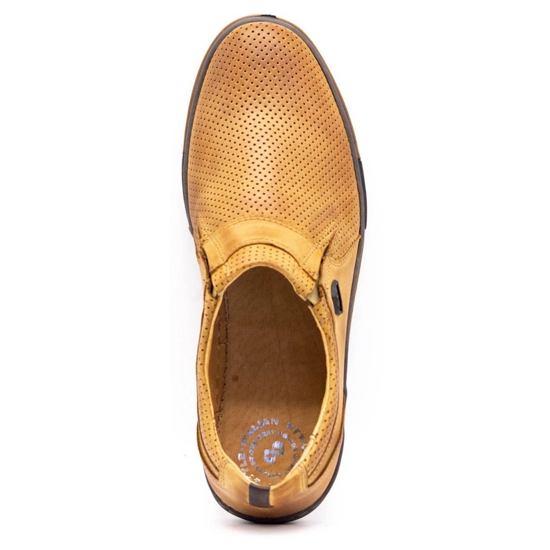 Polbut Muške cipele kožne 362 Per red raznobojna naranča 2