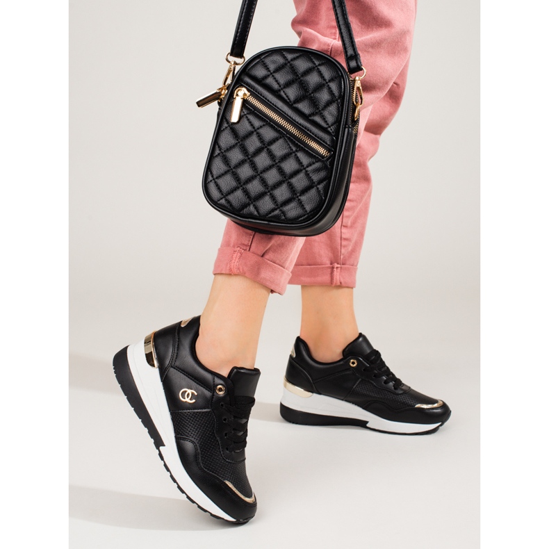 Shelovet ženske crne tenisice crna 2